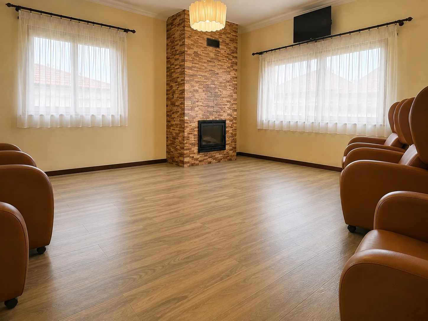 Sala de convívio do Lar Santo Estevão