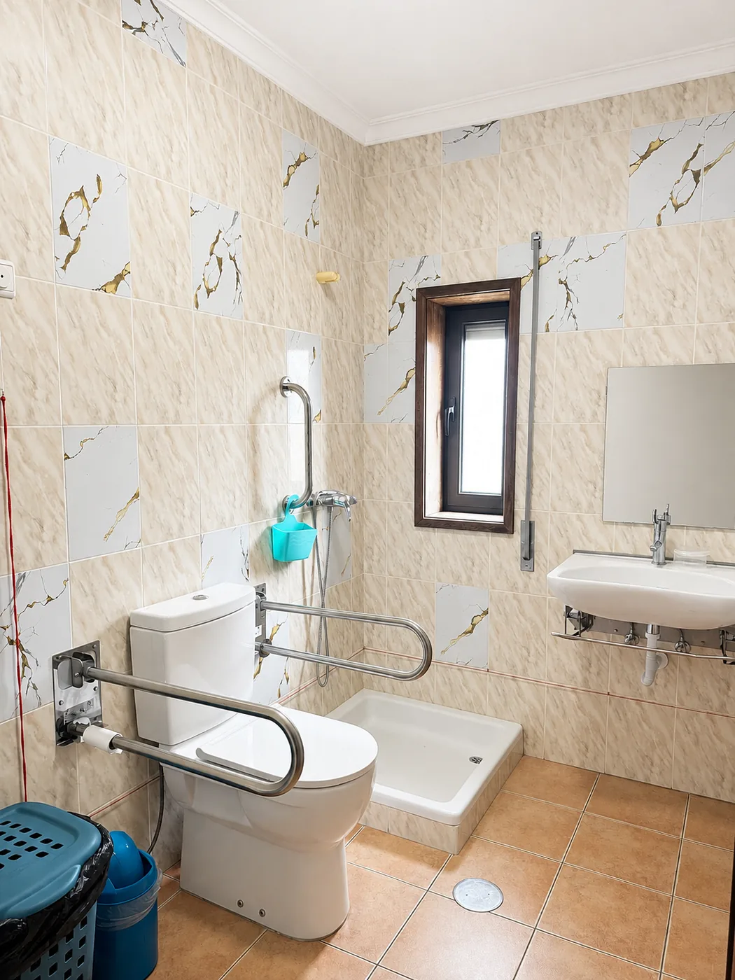 Instalação sanitária adaptada